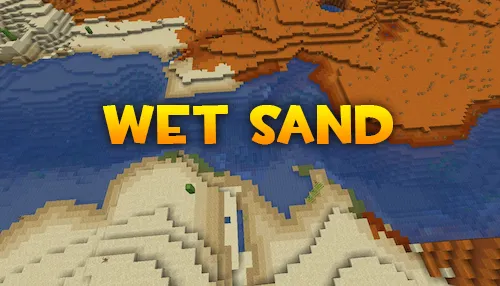 Wet sand — Minecraft mod, rasm 1