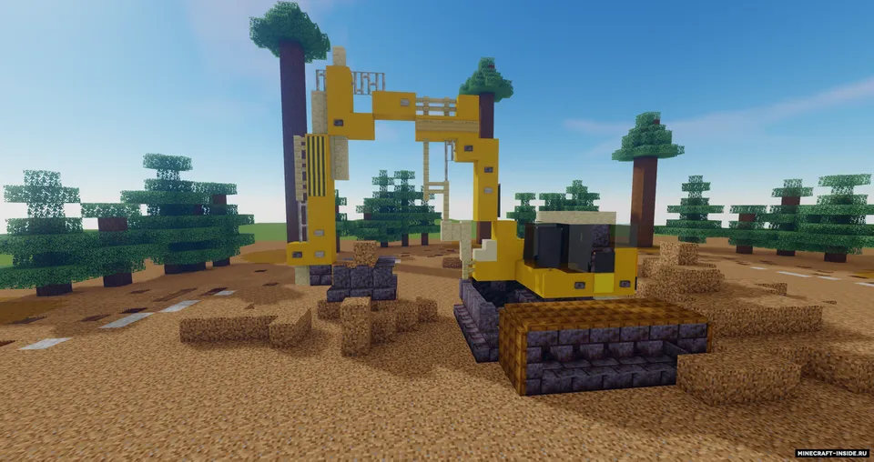 Taygadagi kichik traktor — Minecraft xarita, rasm 2