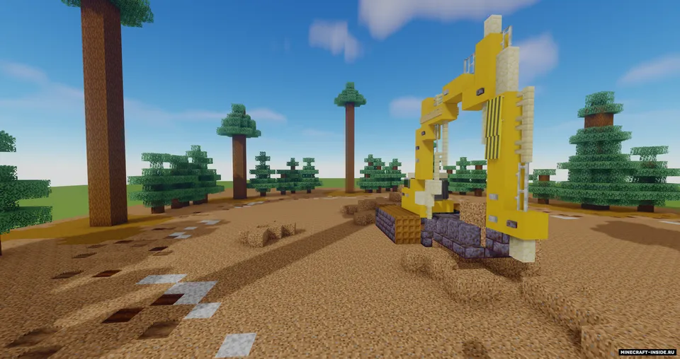 Taygadagi kichik traktor — Minecraft xarita, rasm 3