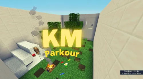 KM Parkour — Minecraft xarita, rasm 1