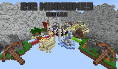212 PvP and Minigames — Minecraft xarita, rasm 1
