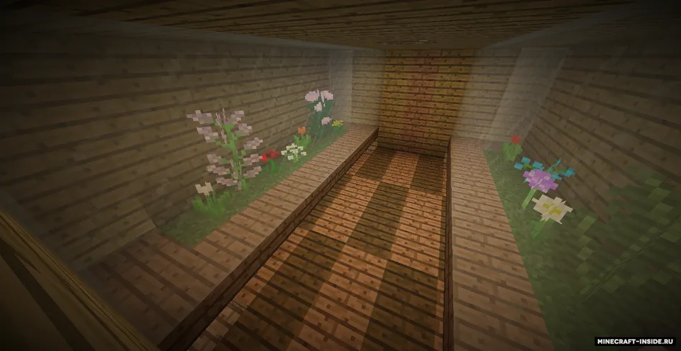 Tugmachali va suv toshqini bor uy — Minecraft xarita, rasm 3