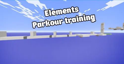 Elements Parkour training — Minecraft xarita, rasm 1