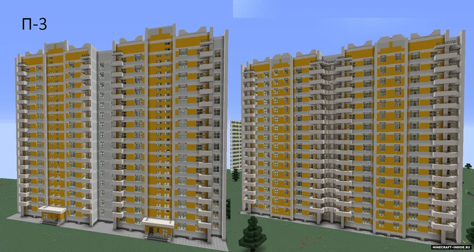 SSSR panel uylari — Minecraft xarita, rasm 8
