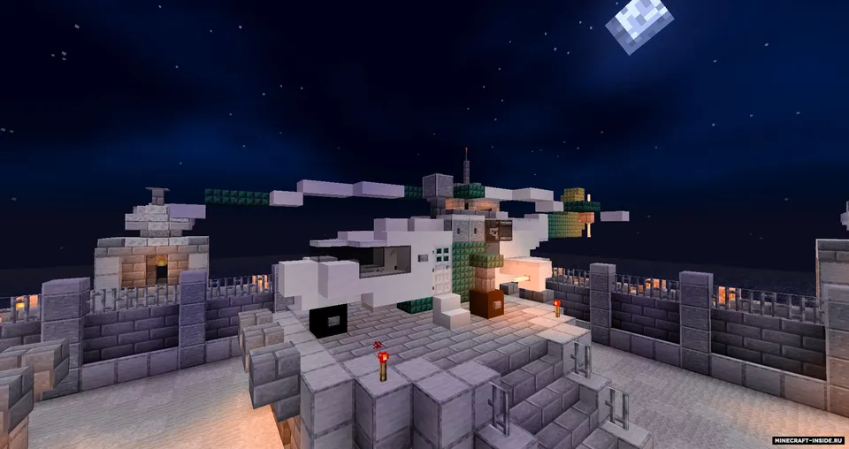 Suv ustidagi kichik harbiy baza — Minecraft xarita, rasm 2
