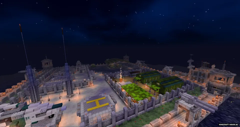 Suv ustidagi kichik harbiy baza — Minecraft xarita, rasm 4