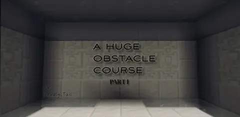 A huge obstacle course