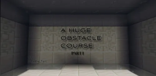 A huge obstacle course — Minecraft xarita, rasm 1