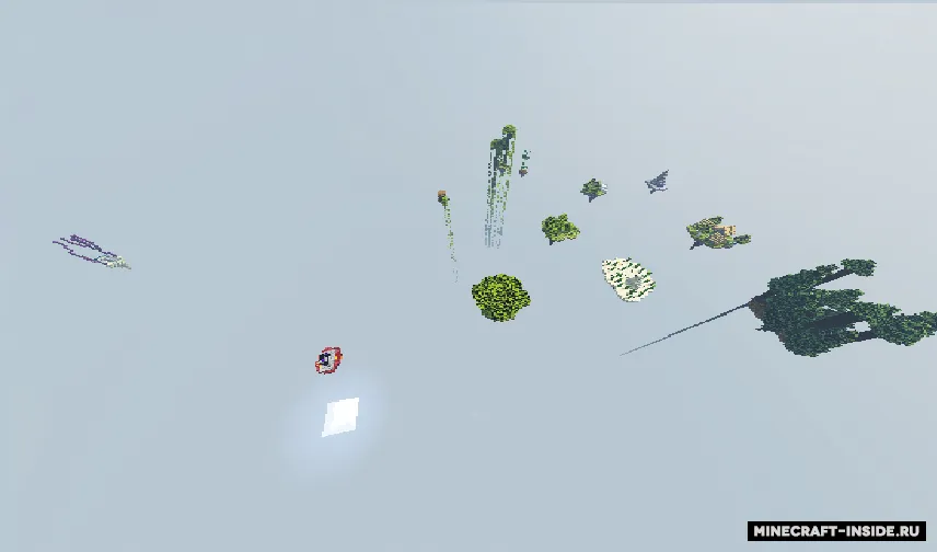Uchar orollarda omon qolish — Minecraft xarita, rasm 2