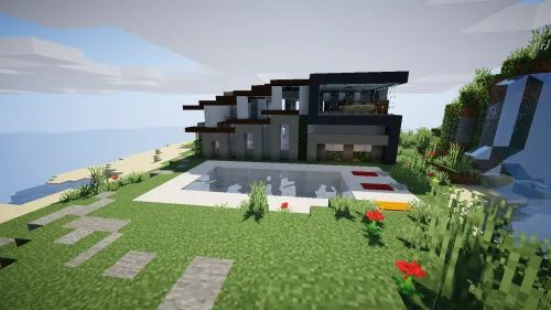 Oroldagi uy — Minecraft xarita, rasm 1