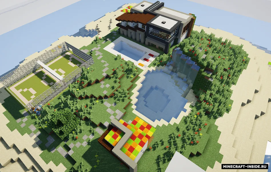 Oroldagi uy — Minecraft xarita, rasm 2