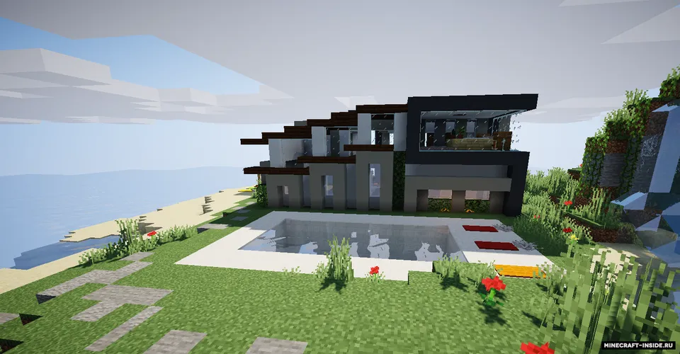 Oroldagi uy — Minecraft xarita, rasm 3
