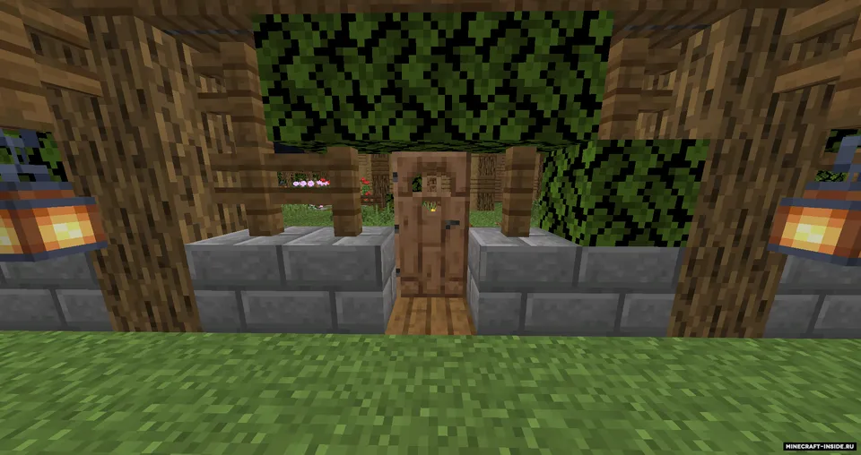 Belanchakli chiroyli yog'och uy — Minecraft xarita, rasm 2