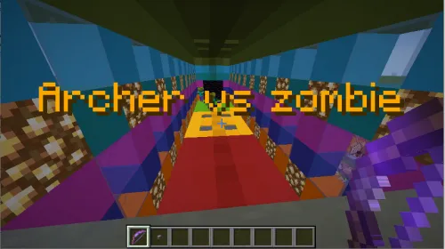Archer vs zombie — Minecraft xarita, rasm 1