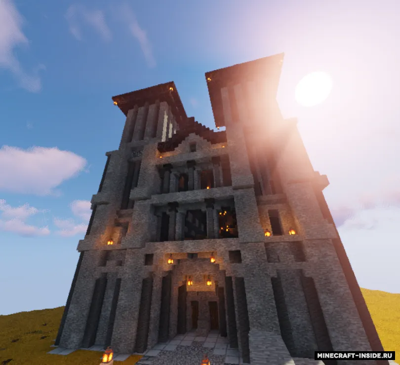 Besh me'morchilik uslubi — Minecraft xarita, rasm 2