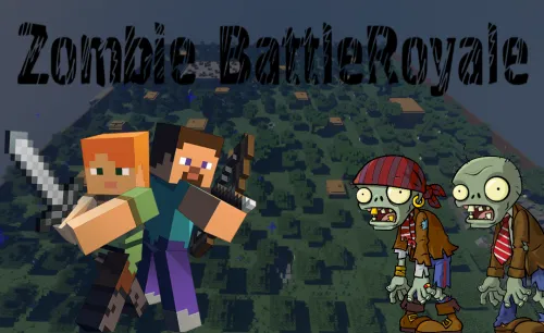 Zombie BattleRoyale — Minecraft xarita, rasm 1