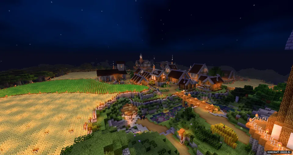 Tinch qishloq — Minecraft xarita, rasm 2