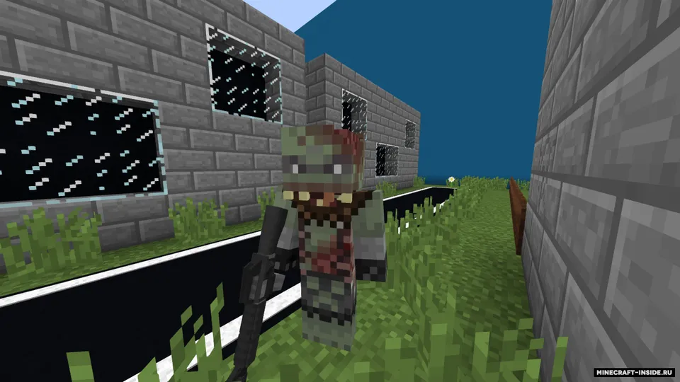 Zombi Apokalipsisi: 1-qism — Minecraft xarita, rasm 2