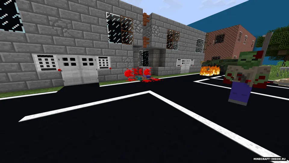 Zombi Apokalipsisi: 1-qism — Minecraft xarita, rasm 3