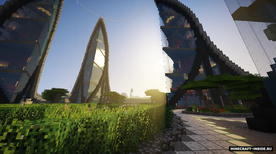 Minecraftdagi osmono'par bino — Minecraft xarita, rasm 5
