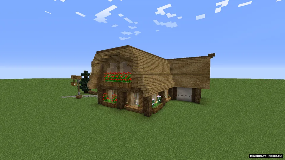 Uch uy — Minecraft xarita, rasm 2