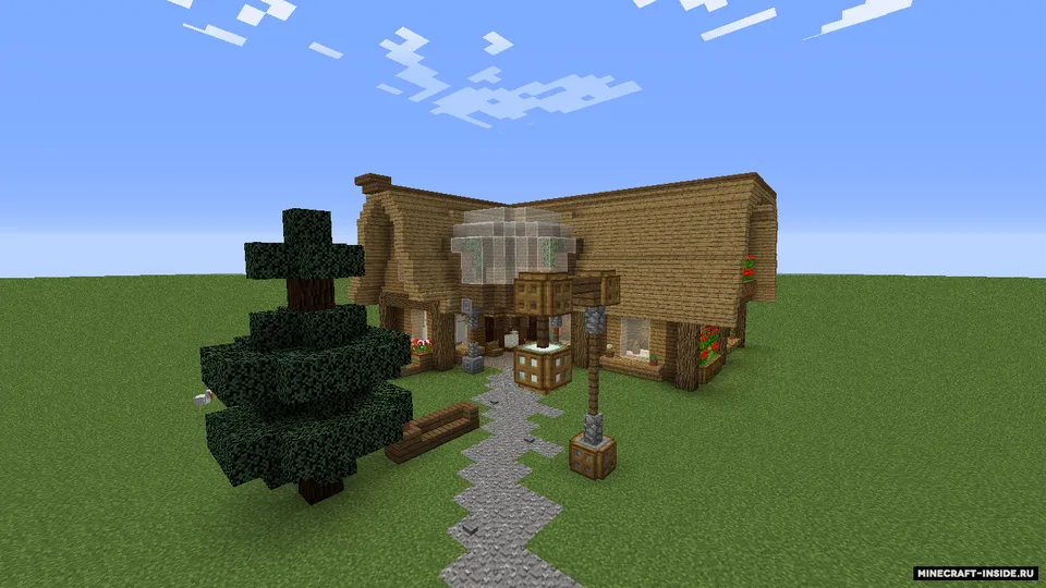 Uch uy — Minecraft xarita, rasm 3
