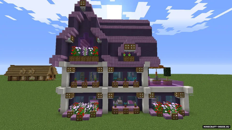 Uch uy — Minecraft xarita, rasm 6