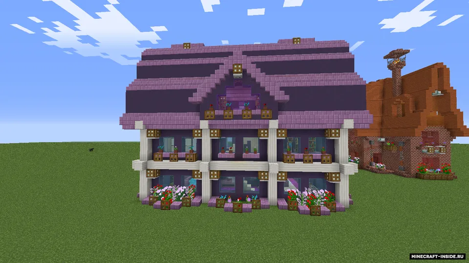 Uch uy — Minecraft xarita, rasm 7
