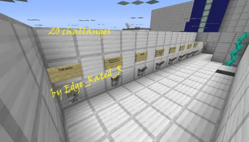 aaeco'dan yigirma sinov — Minecraft xarita, rasm 1