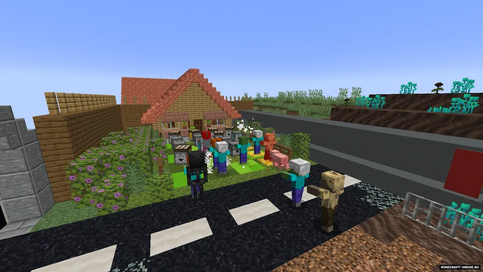Plants vs Zombie: minecraft edition — Minecraft xarita, rasm 4