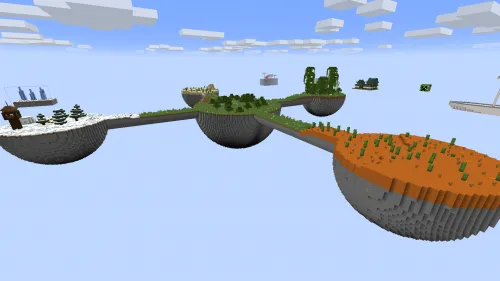 Uchuvchi orol — Minecraft xarita, rasm 1