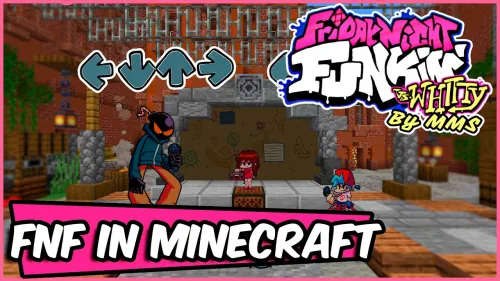 Friday Night Funkin' vs Whitty — Minecraft xarita, rasm 1