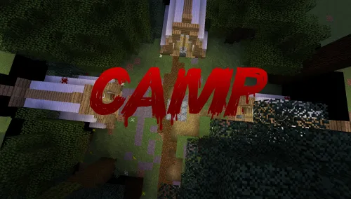 Dahshatli tun lagerda — Minecraft xarita, rasm 1