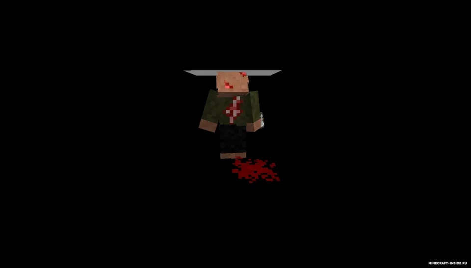 Dahshatli tun lagerda — Minecraft xarita, rasm 3