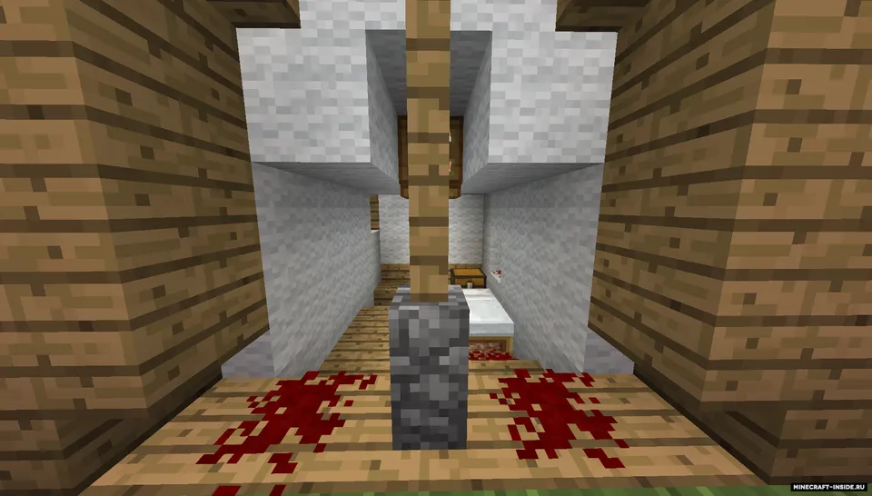 Dahshatli tun lagerda — Minecraft xarita, rasm 4