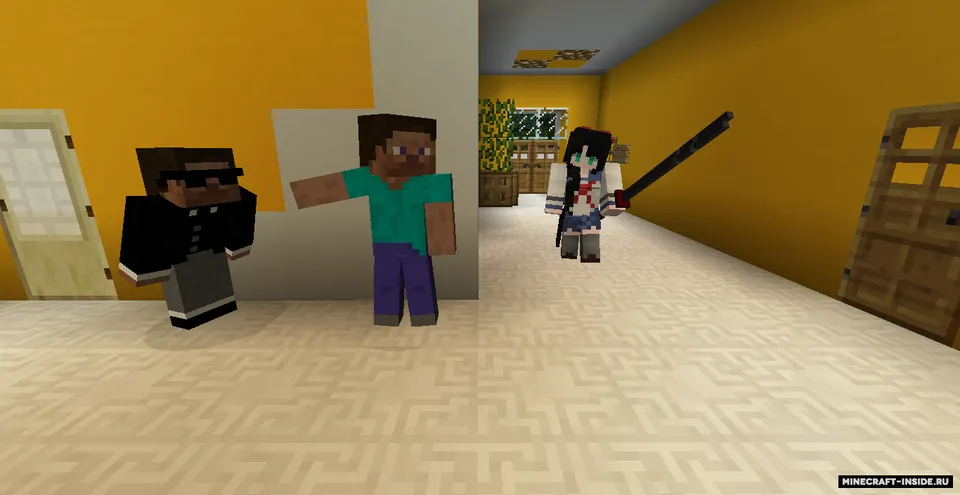 Ehtiyot bo'ling, qurollangan qizlar! — Minecraft xarita, rasm 3