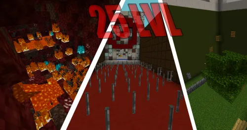 25 ta sinov — Minecraft xarita, rasm 1