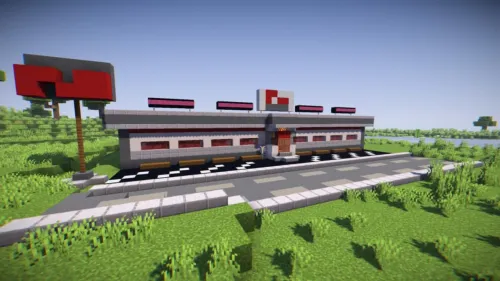 Pops Chocklit Shoppe — Minecraft xarita, rasm 1