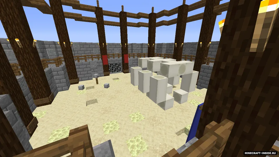 Gladiatorlar arenasi — Minecraft xarita, rasm 5