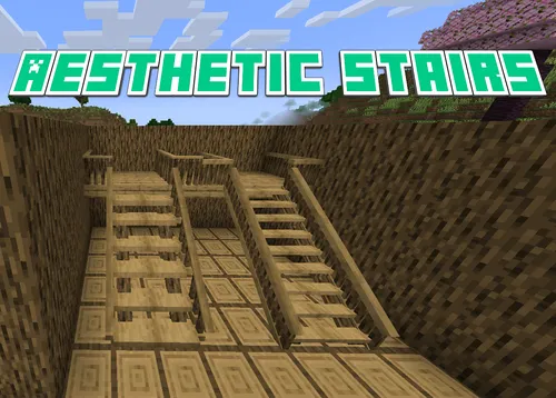 Aesthetic Stairs — Minecraft mod, rasm 1