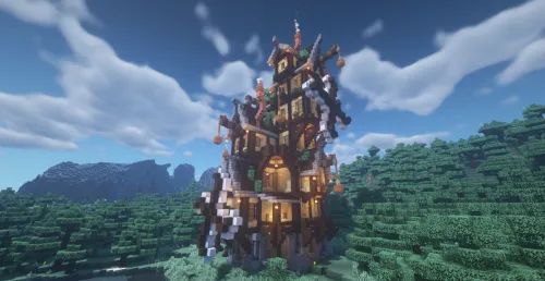 SteamPunk Mansion — Minecraft xarita, rasm 1
