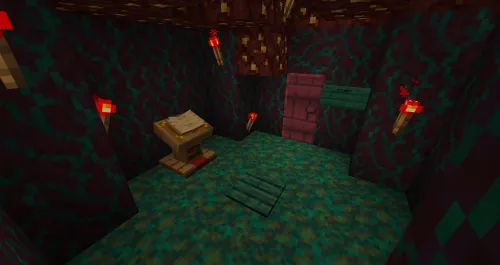 Biomlardan tugmani top — Minecraft xarita, rasm 1