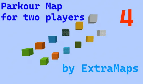 ExtraMaps tomonidan 2 kishilik Parkour Map 4 — Minecraft xarita, rasm 1