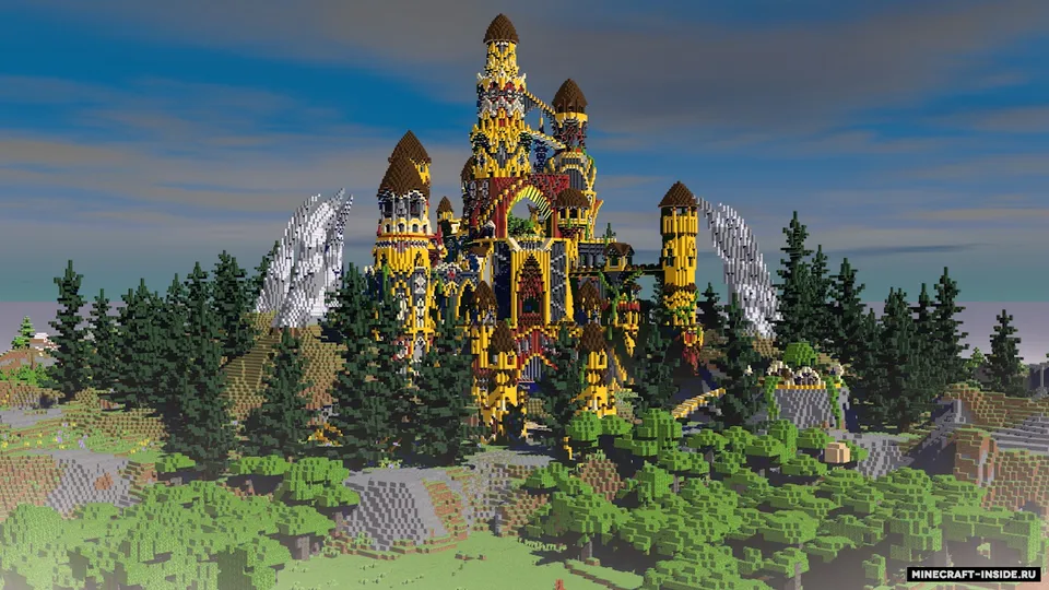 Freefall qasri — Minecraft xarita, rasm 2