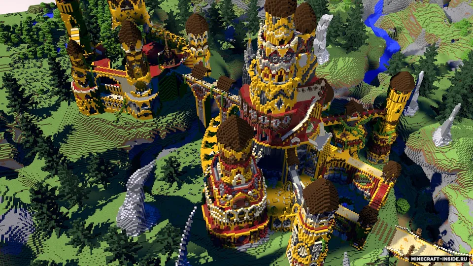 Freefall qasri — Minecraft xarita, rasm 4