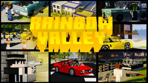 Rainbow Valley — Minecraft xarita, rasm 1