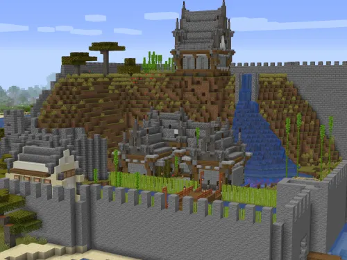 Voha yaqinidagi qasr — Minecraft xarita, rasm 1