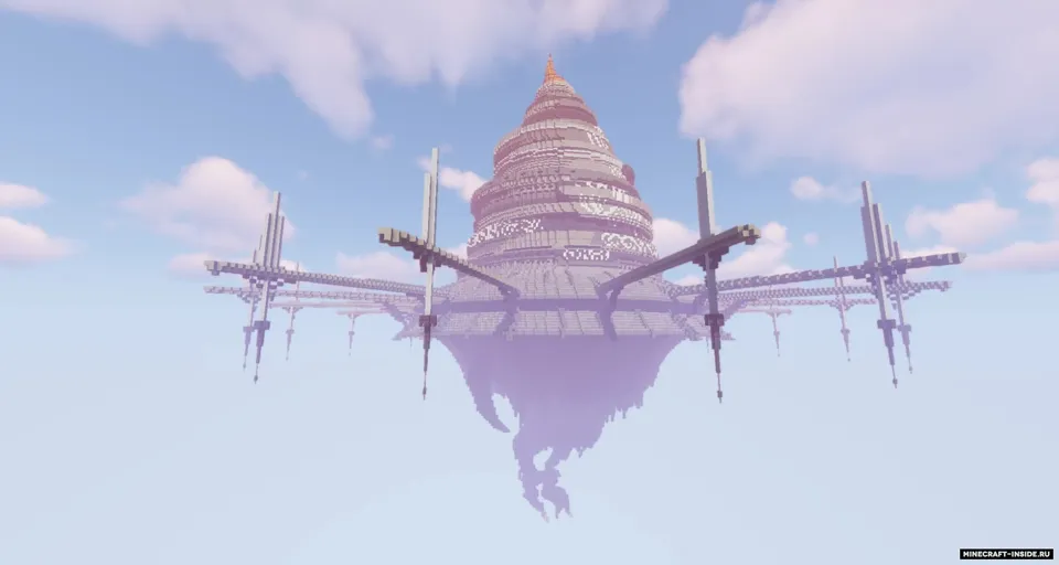 Aincrad Castle — Minecraft xarita, rasm 3