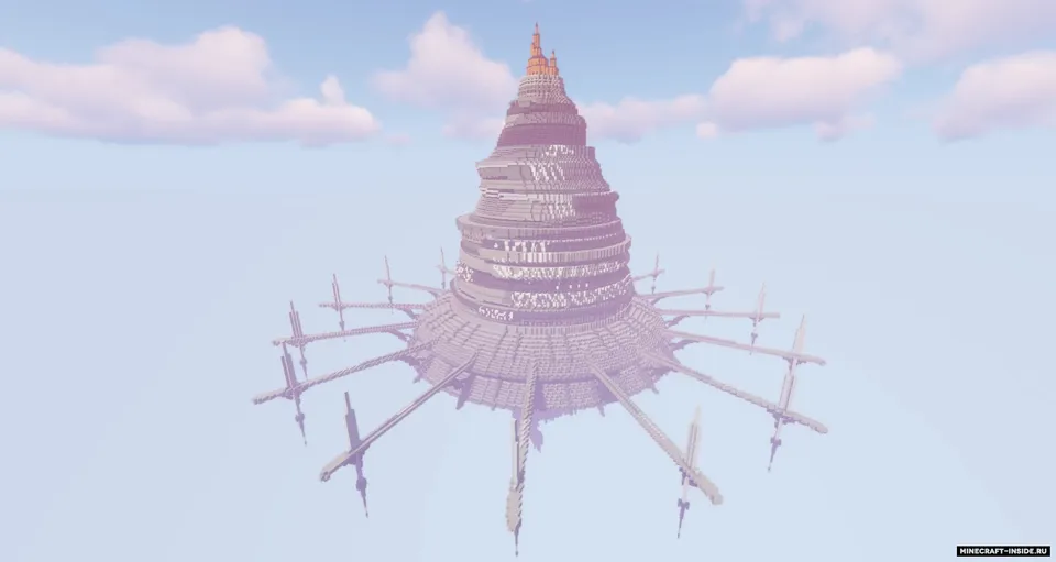 Aincrad Castle — Minecraft xarita, rasm 4