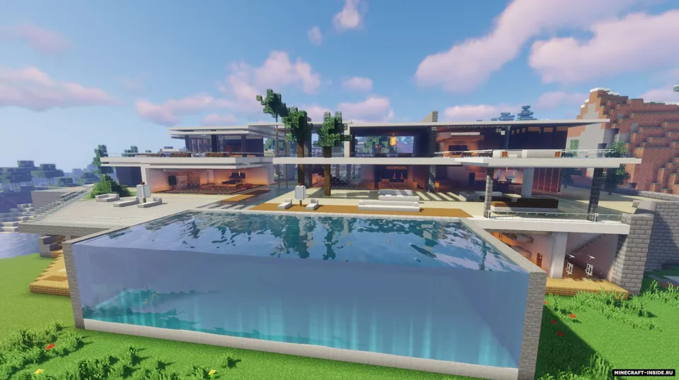 Modern Mansion — Minecraft xarita, rasm 2